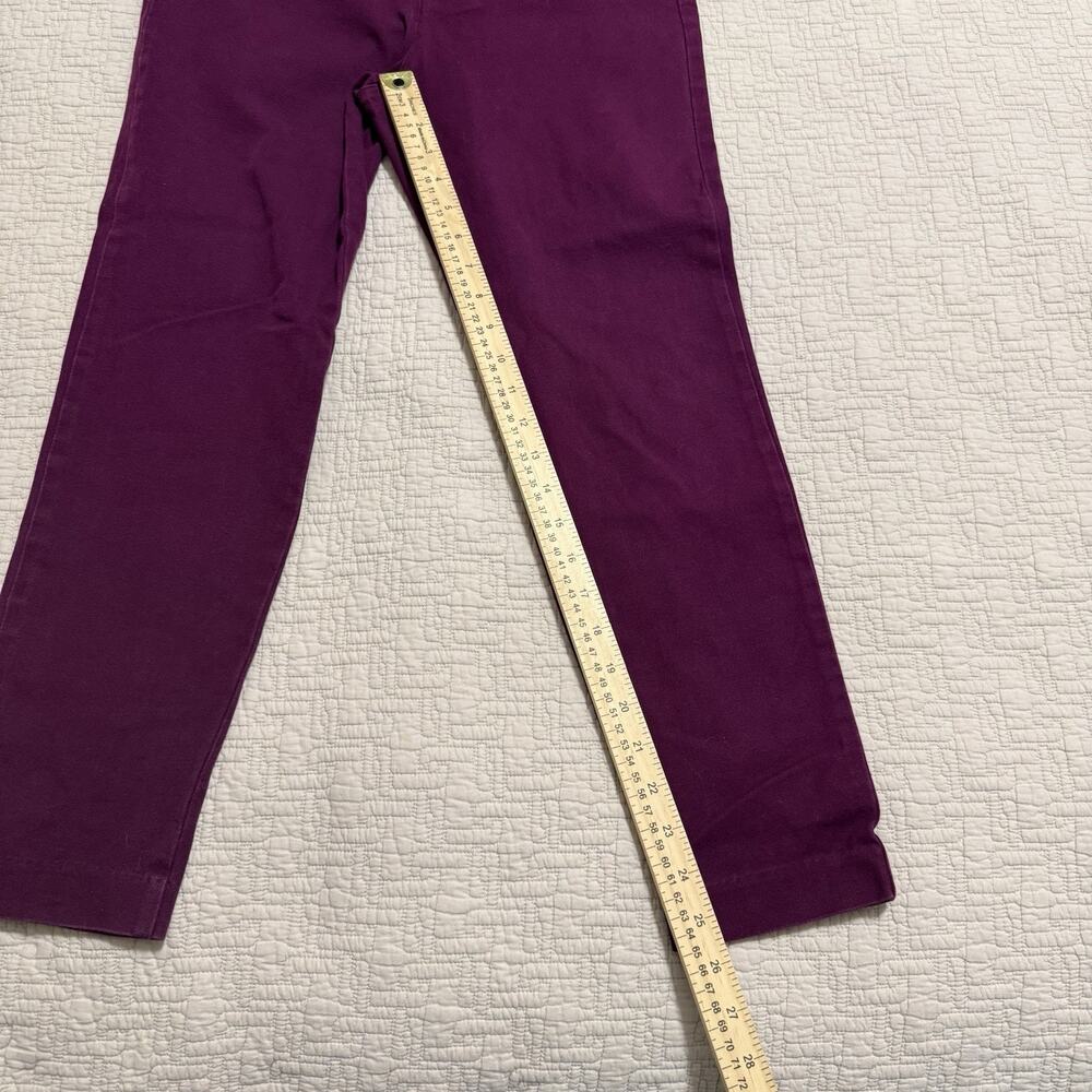Old Navy Mid Rise Pixie Ankle Pants Purple Size 6 Reg - Picture 7 of 9